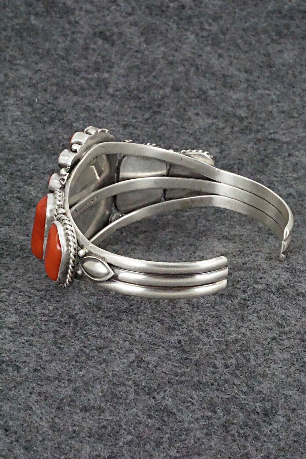 Coral & Sterling Silver Bracelet - Derrick Gordon
