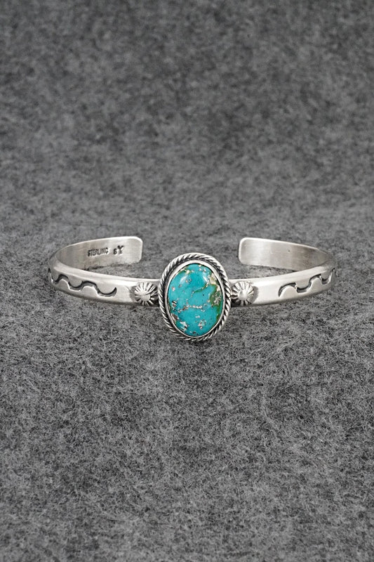 Turquoise & Sterling Silver Bracelet - Samuel Yellowhair
