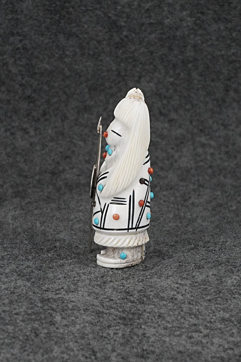 Warrior Zuni Fetish Carving - Claudia Peina