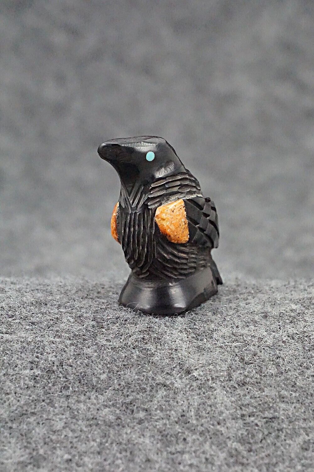 Crow Zuni Fetish Carving - Edison Bobelu