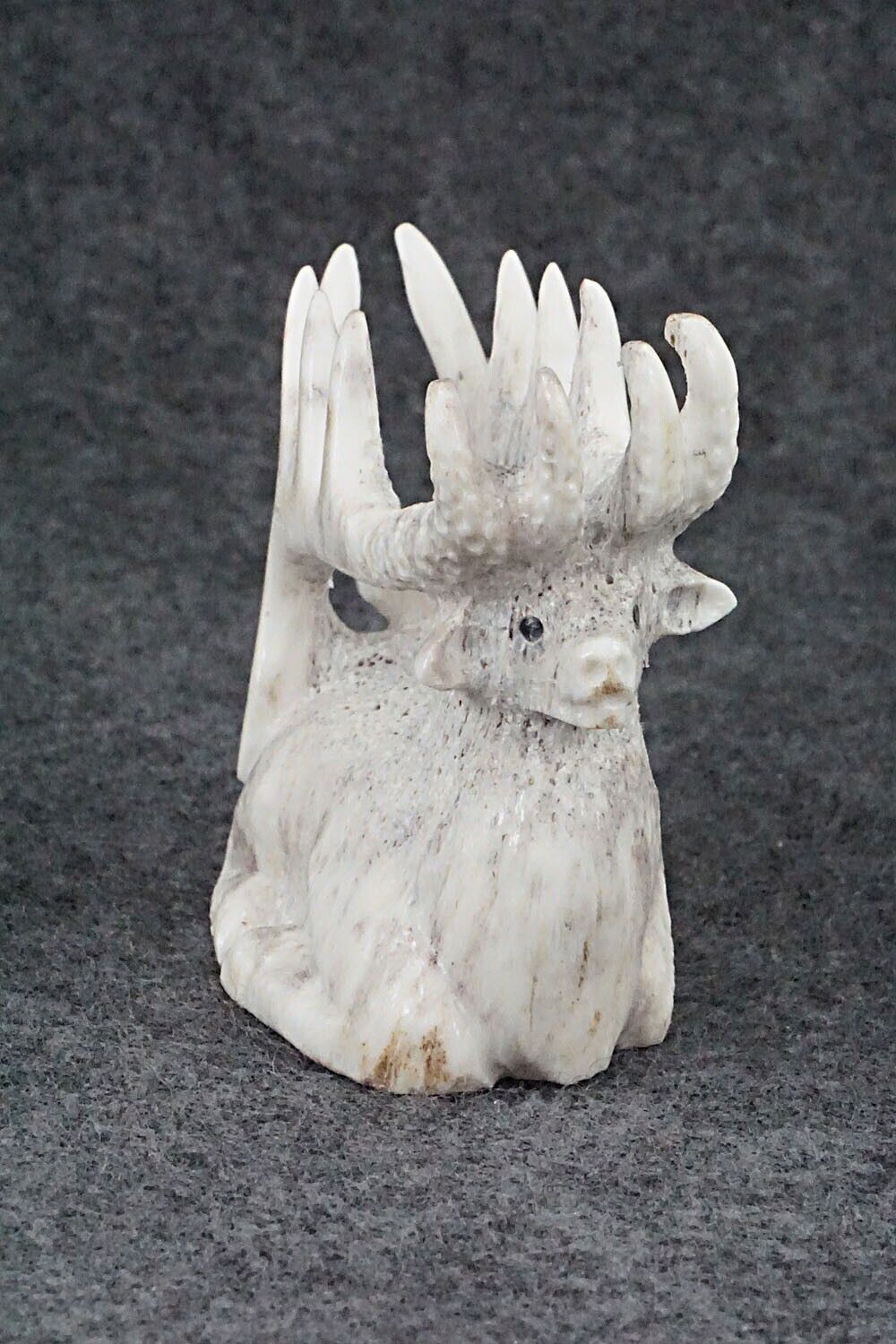 Elk Zuni Fetish Carving - Maxx Laate