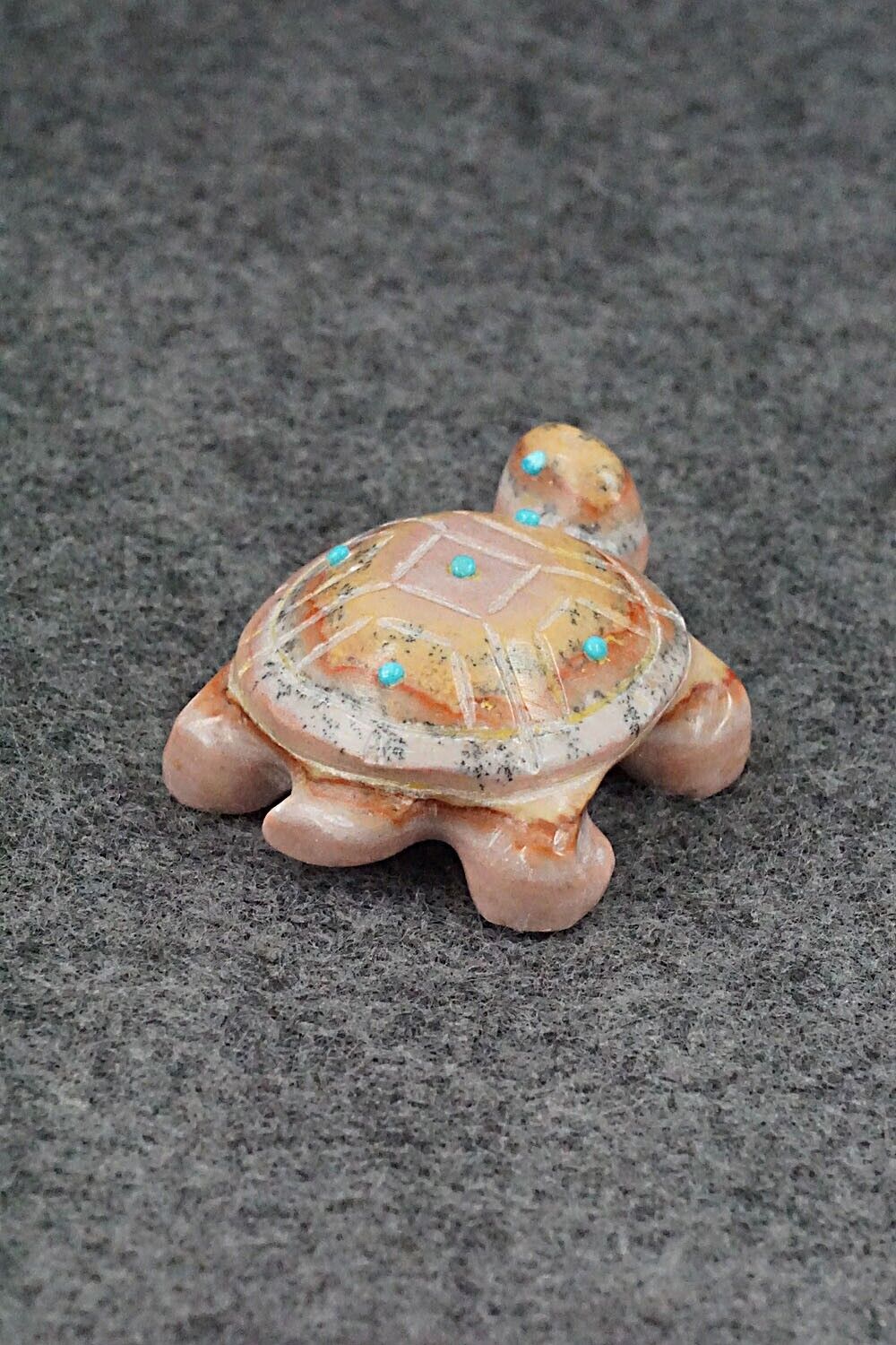 Turtle Zuni Fetish Carving - Tyrone Poncho