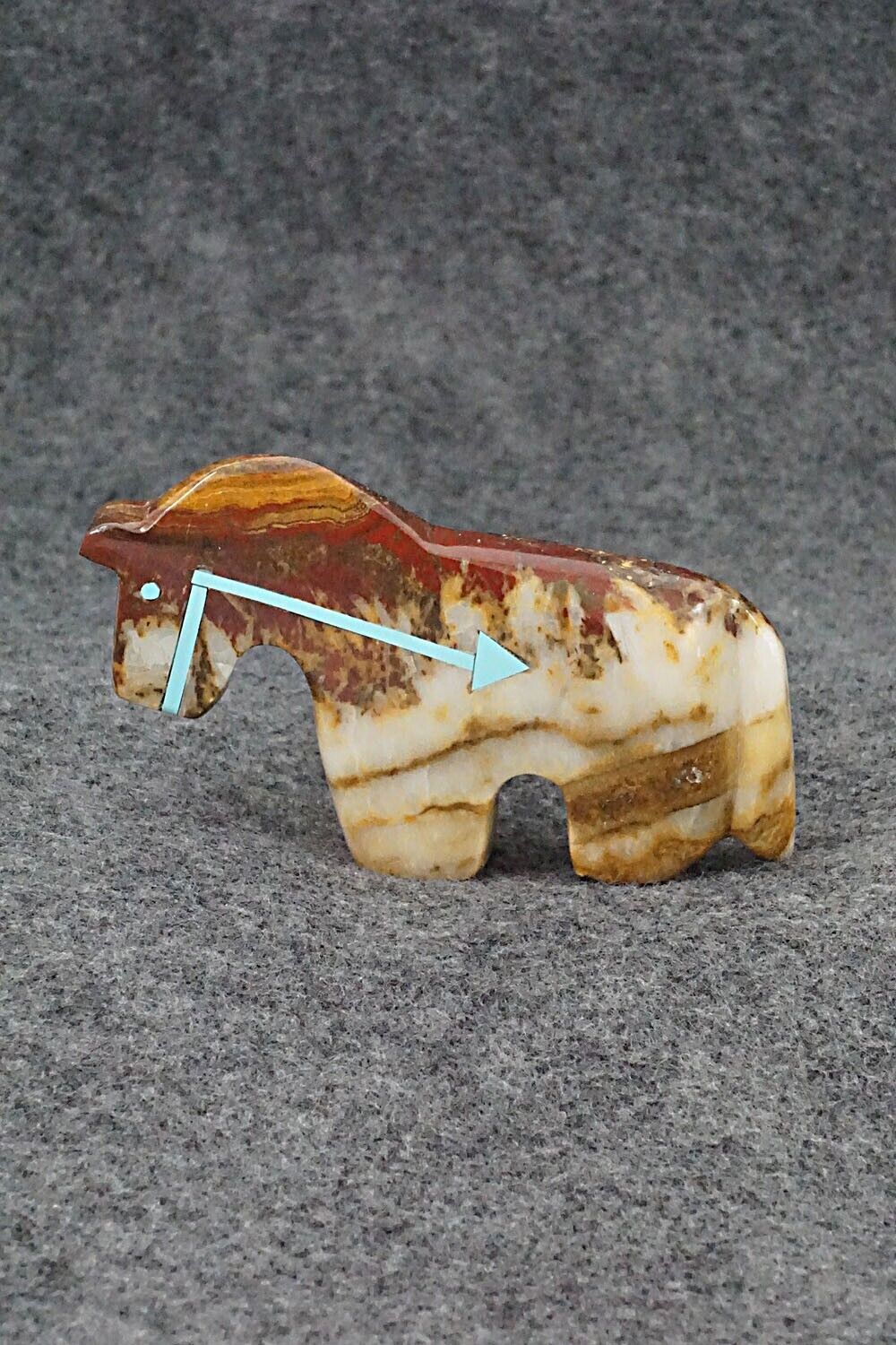 Horse Zuni Fetish Carving - Bernard Laiwakete