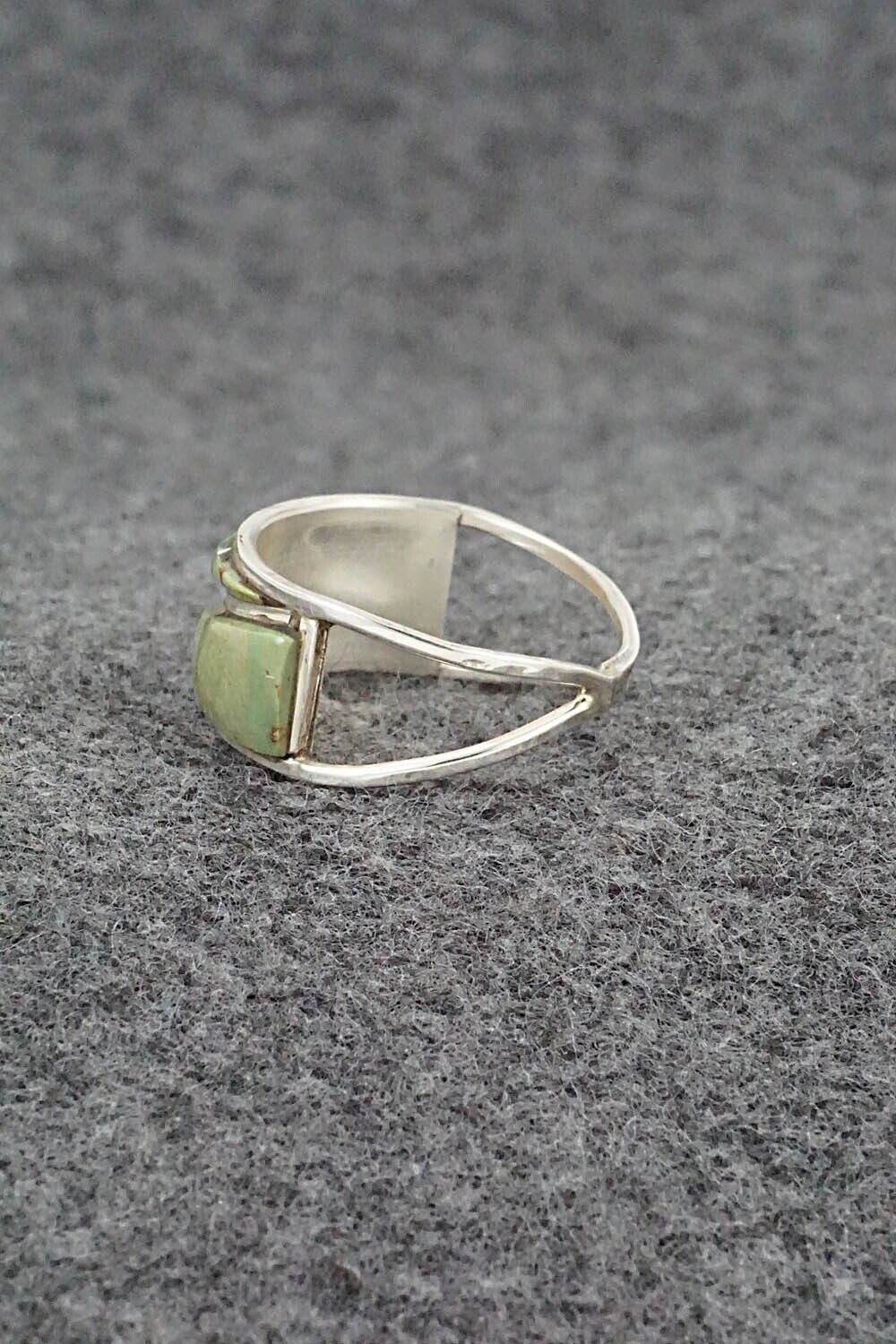 Turquoise & Sterling Silver Ring - Debbie Livingston - Size 8.25