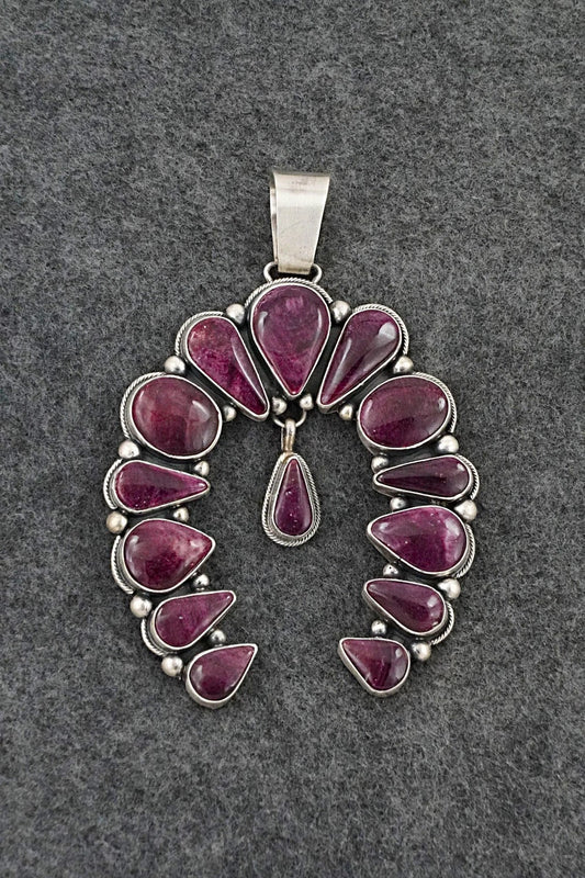 Spiny Oyster & Sterling Silver Pendant - Paul Livingston