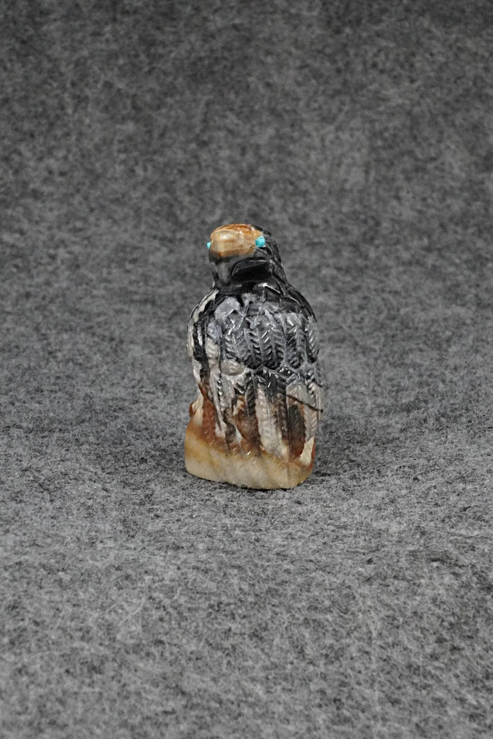 Eagle Zuni Fetish Carving - Randy Lucio