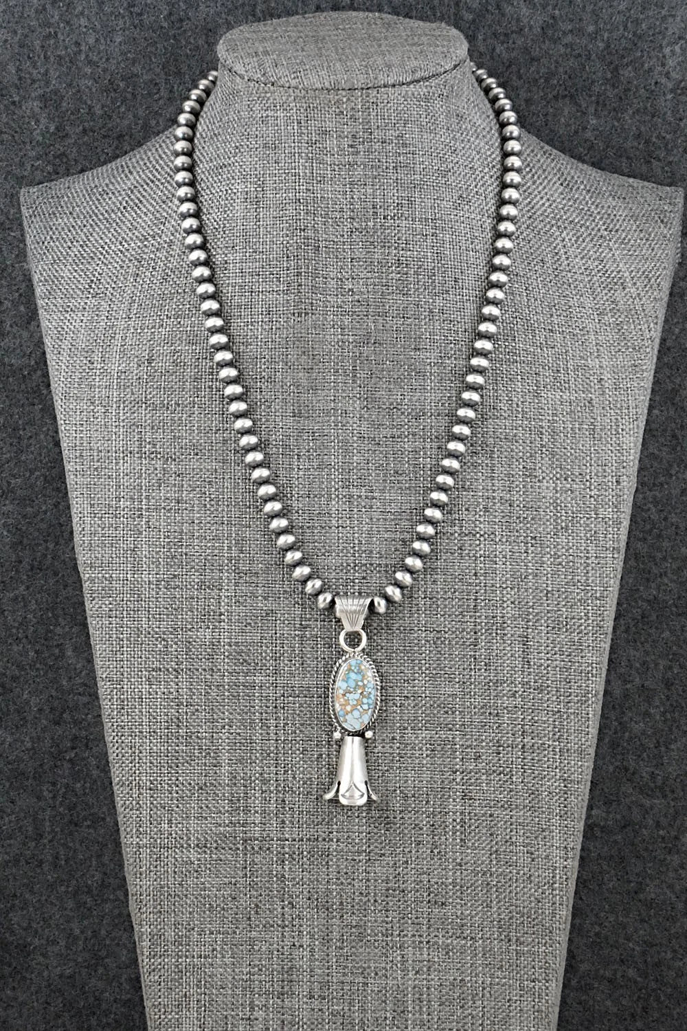 Turquoise & Sterling Silver Necklace - Sharon McCarthy