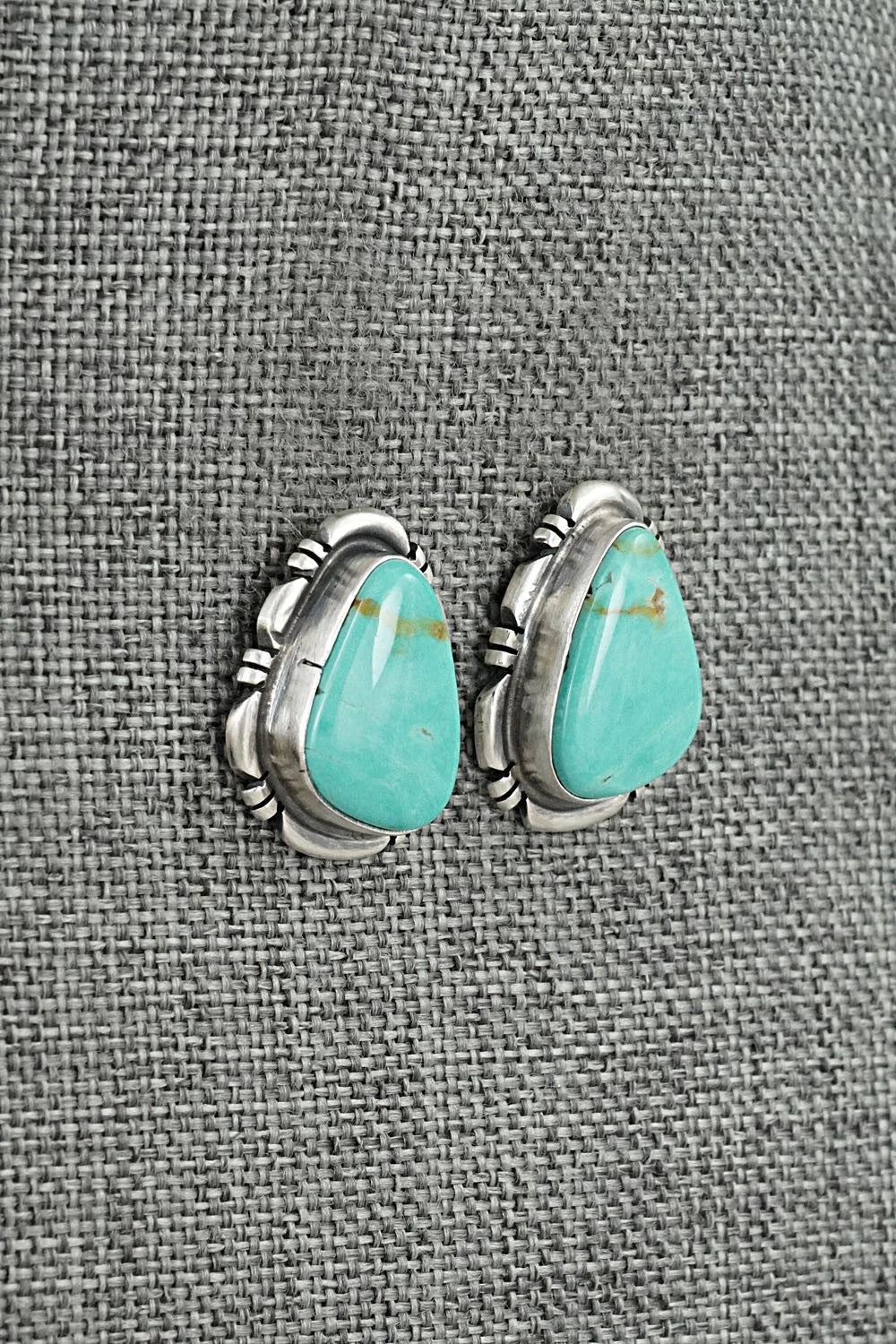 Turquoise & Sterling Silver Earrings - Thomas Francisco