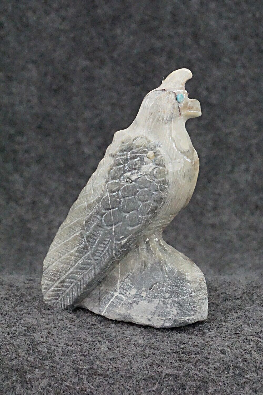 Quail Zuni Fetish Carving - Derrick Kaamasee