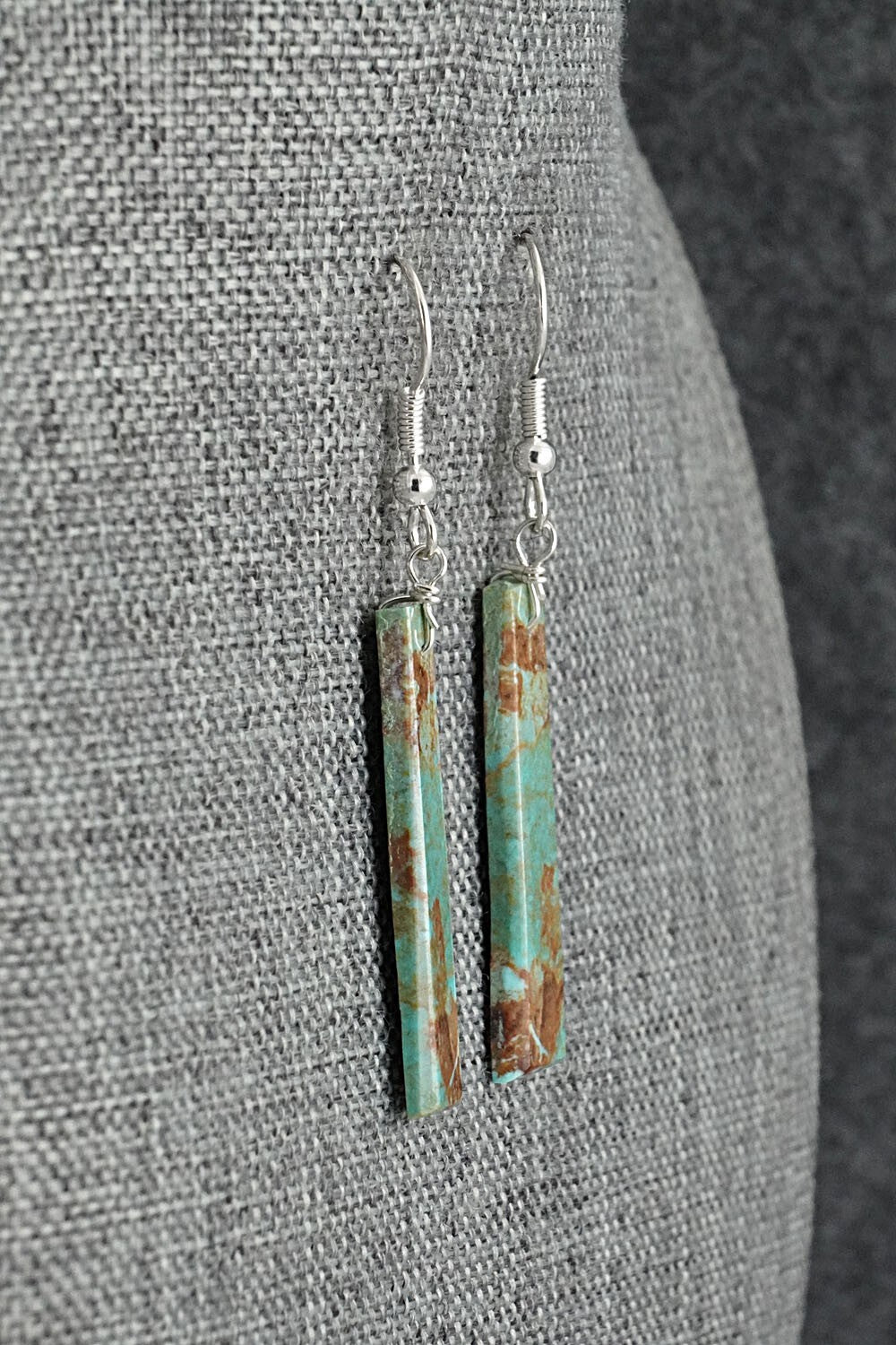Turquoise & Sterling Silver Earrings - Tammy Nolcot