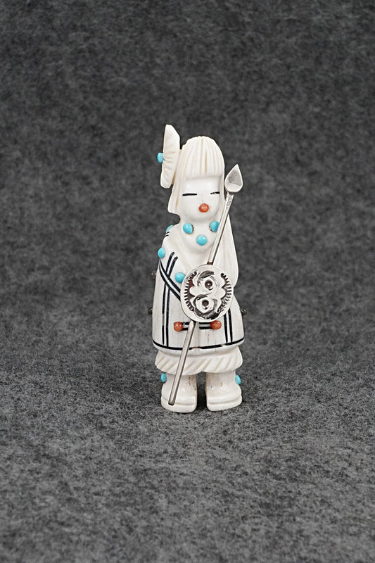 Warrior Zuni Fetish Carving - Claudia Peina