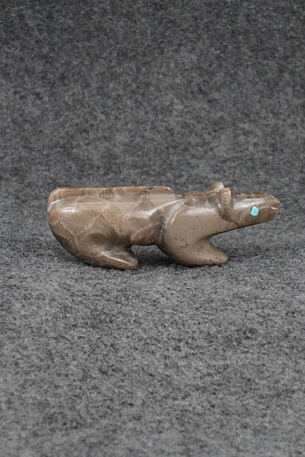 Mountain Lion Zuni Fetish Carving - Ronnie Lunasee