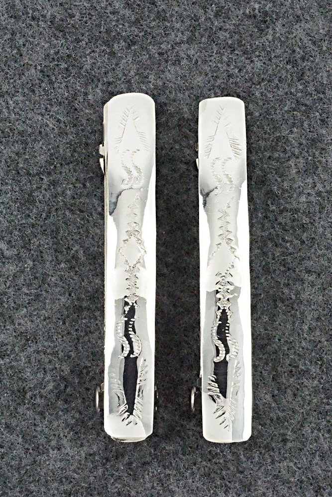 Sterling Silver Hair Barrettes - Randall Dalgai