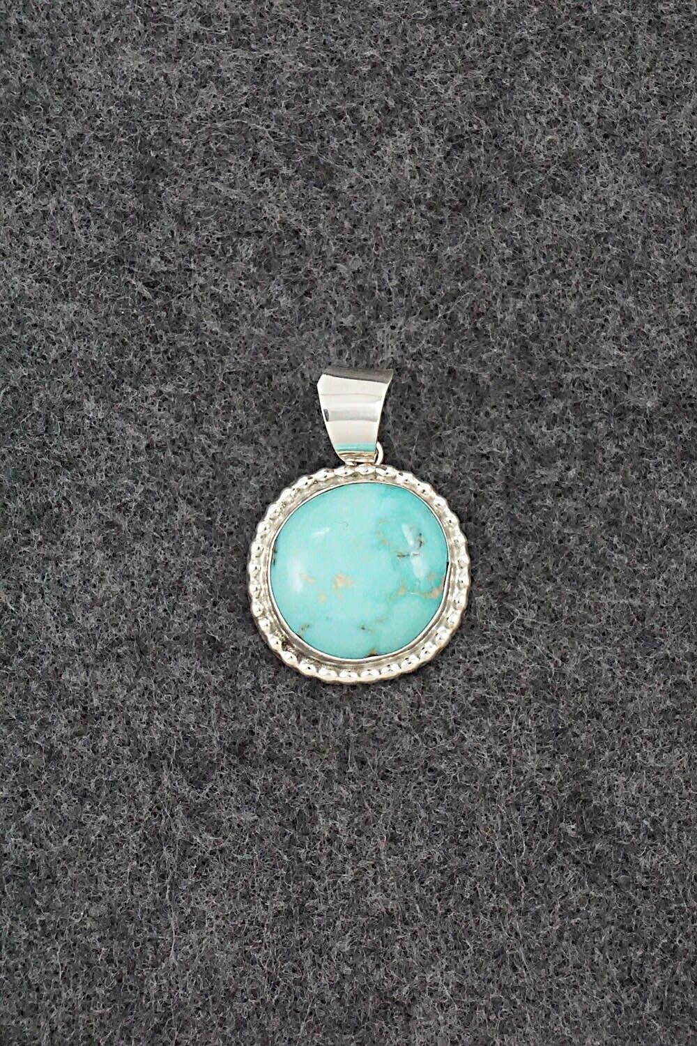 Turquoise & Sterling Silver Pendant - Byron Begay