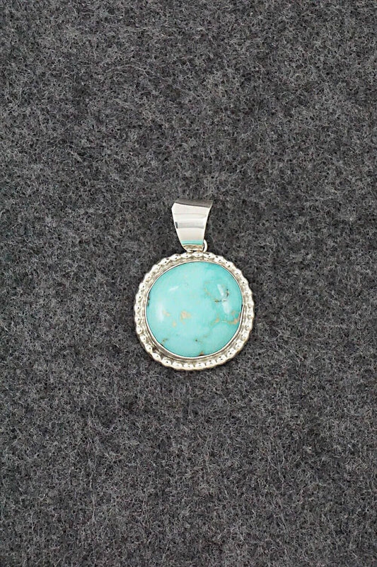 Turquoise & Sterling Silver Pendant - Byron Begay