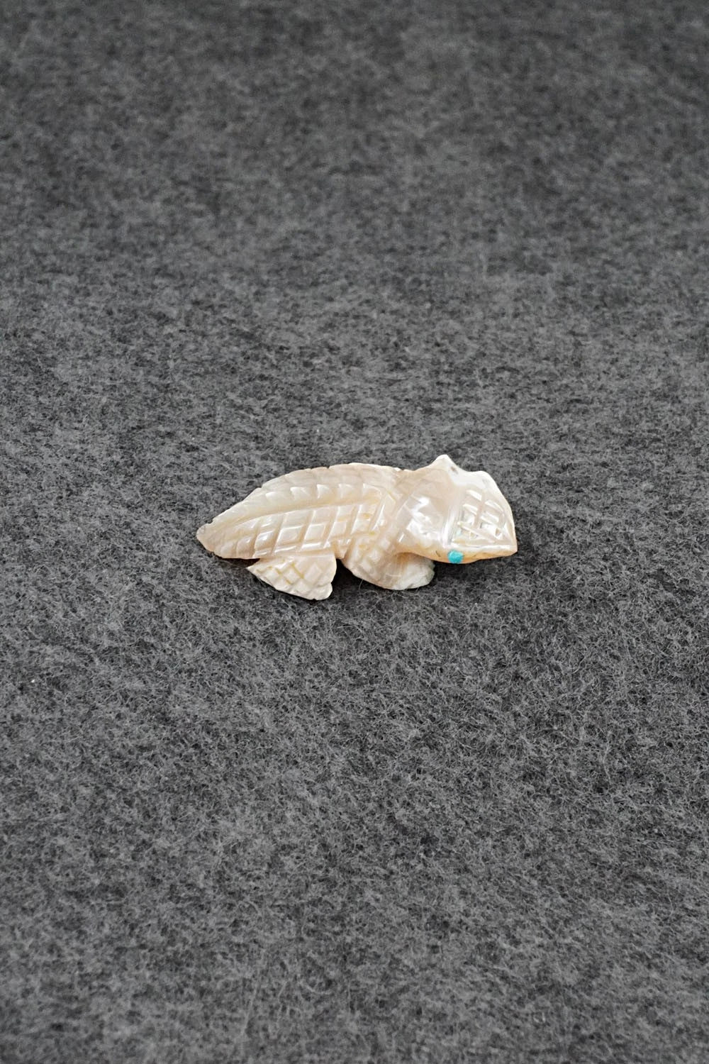 Horned Toad Zuni Fetish Carving - Jonas Hustito