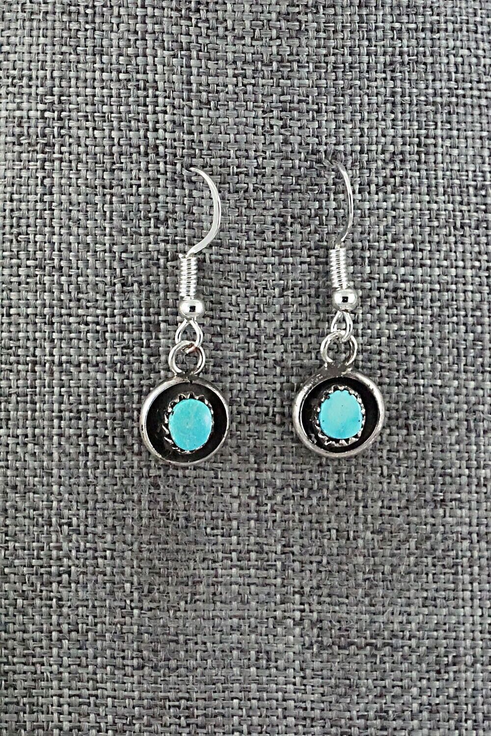 Turquoise & Sterling Silver Squash Blossom Set - Phil Garcia