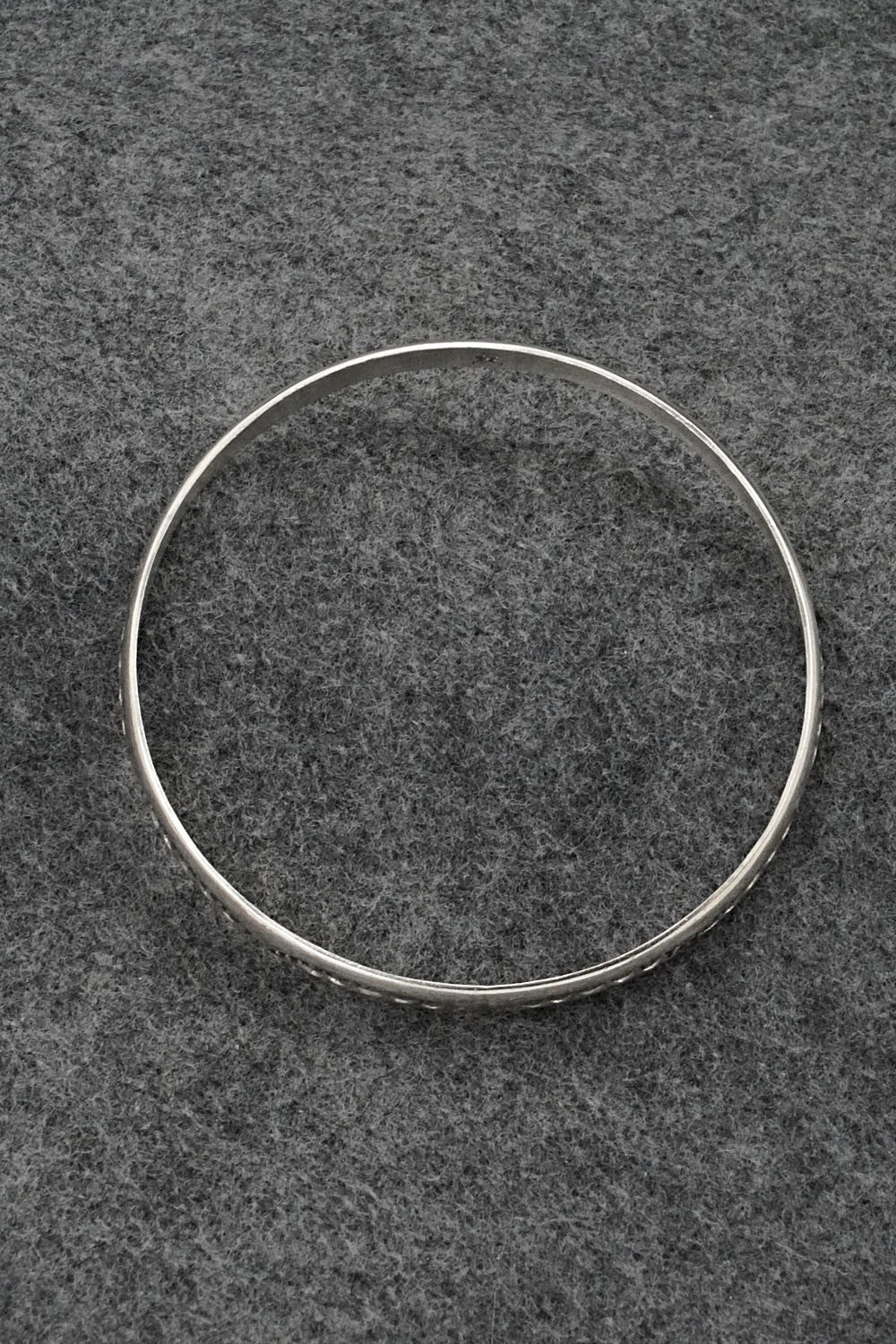 Sterling Silver Bangle Bracelet - Elaine Tahe