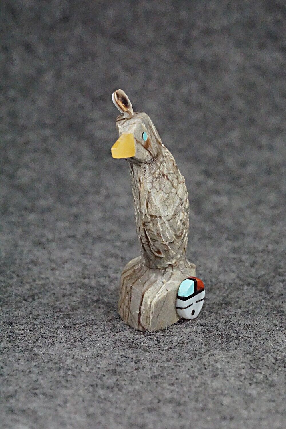 Quail Zuni Fetish Carving - Darrin Boone