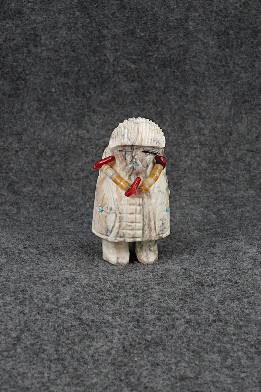 Corn Maiden Zuni Fetish Carving - Farlan & Paulette Quam