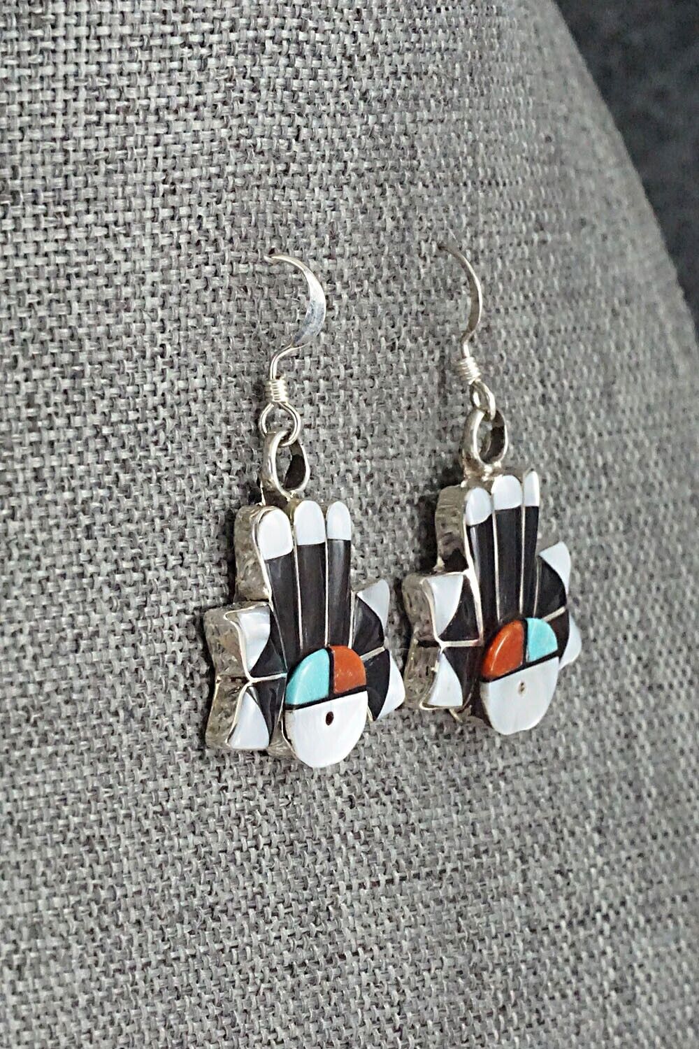 Multi Stone & Sterling Silver Earrings - Clayton Vacit