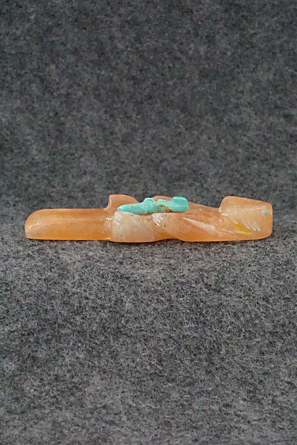 Otter and Pup Zuni Fetish Carving - Brandon Phillips