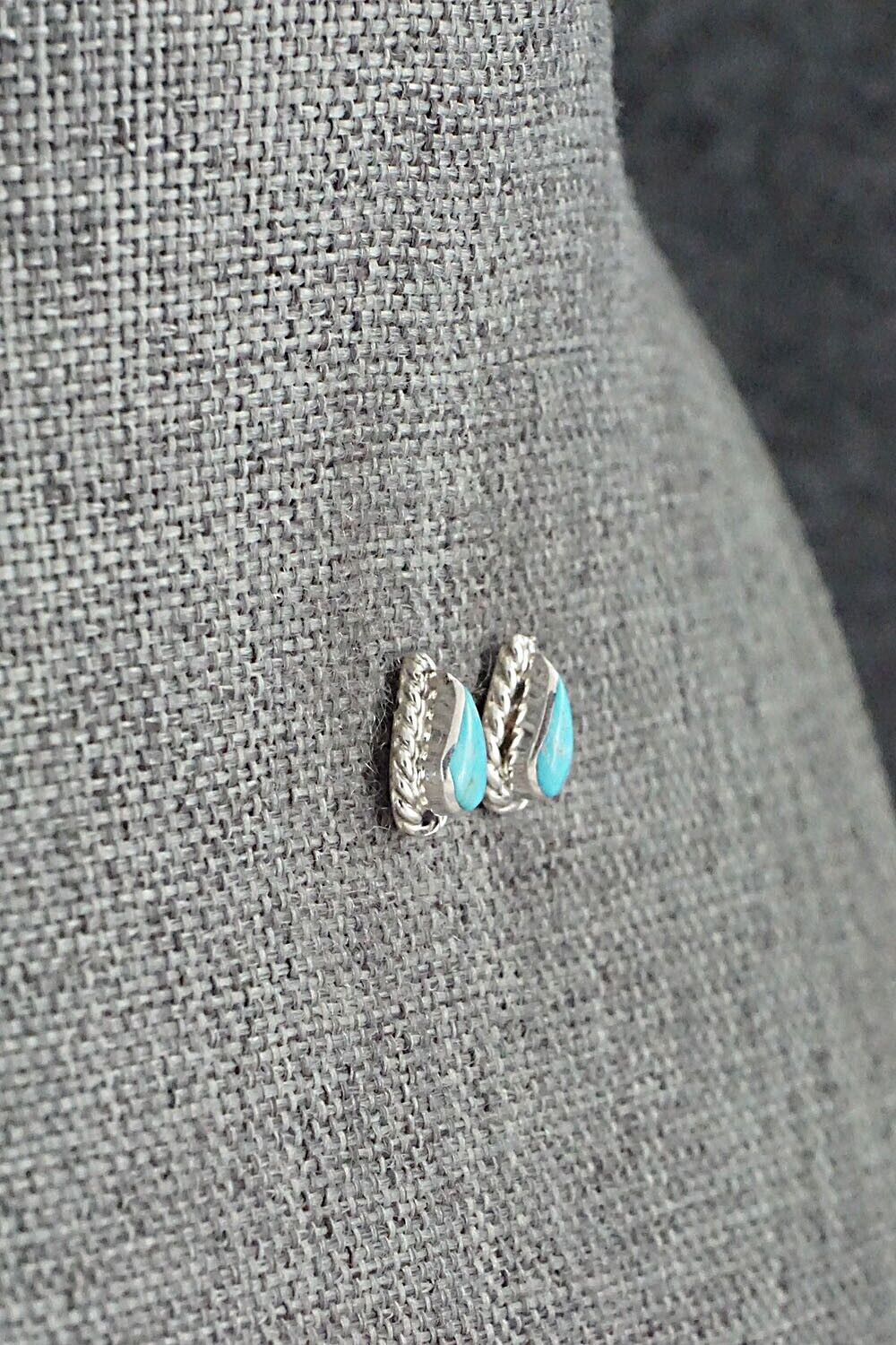 Turquoise & Sterling Silver Earrings - Gina Dosedo