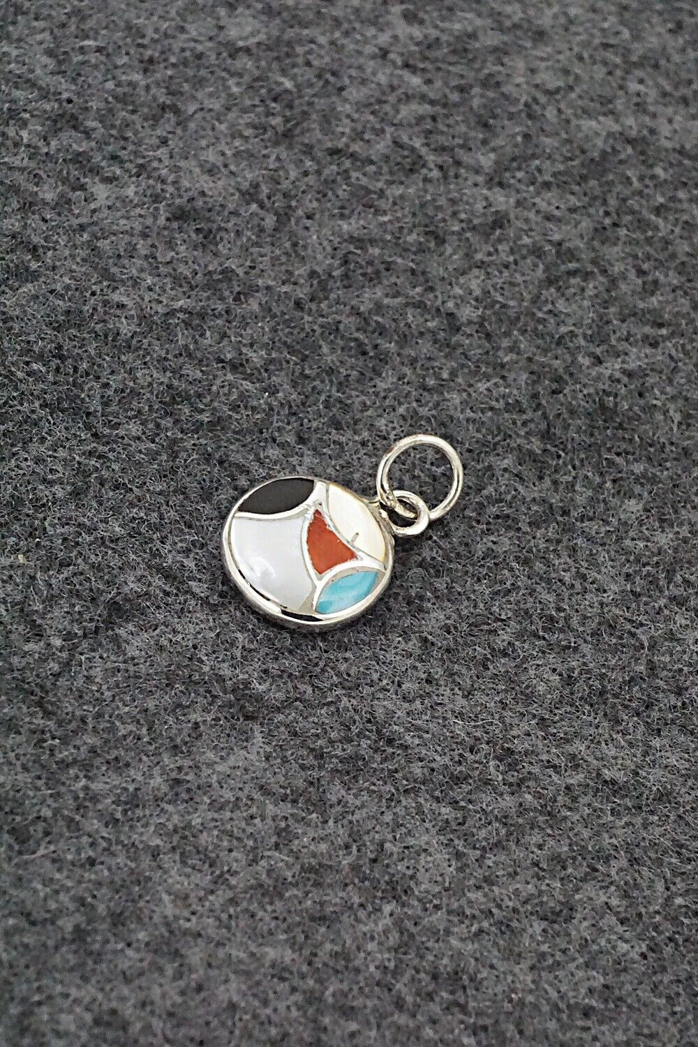 Multi-Stone & Sterling Silver Pendant - Orena Leekya