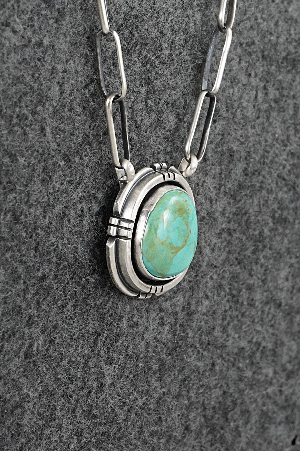 Turquoise & Sterling Silver Necklace - Daniel Benally