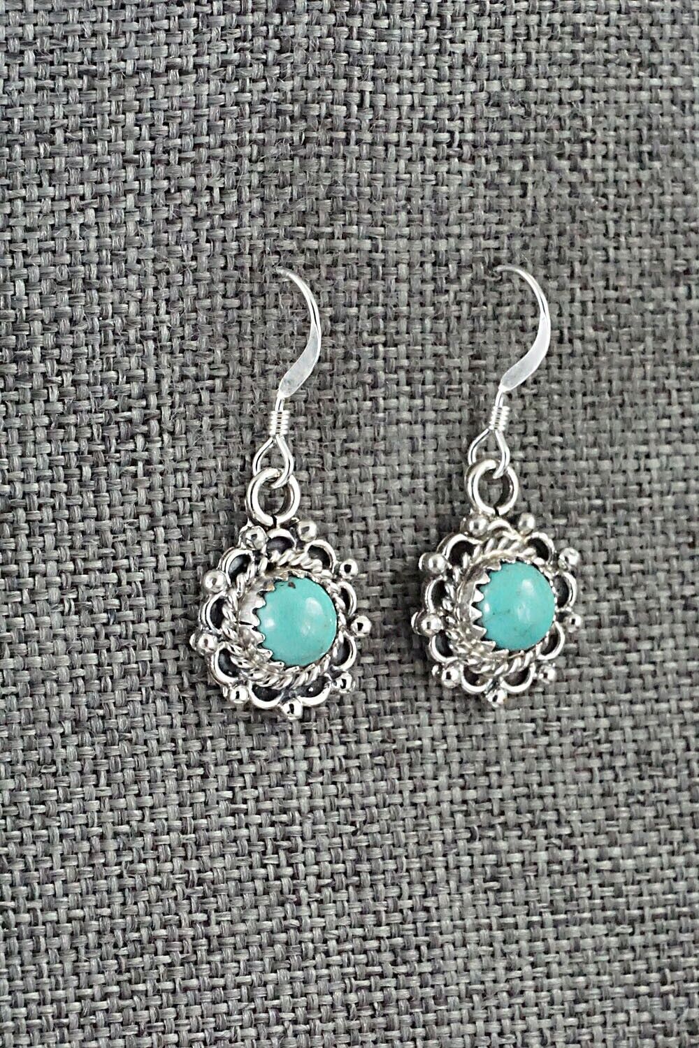 Turquoise & Sterling Silver Earrings - Emery Spencer