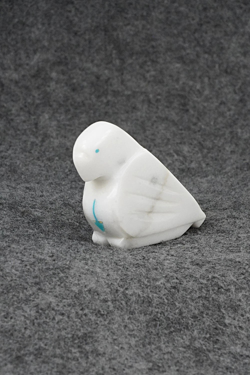 Eagle Zuni Fetish Carving - Clayton Panteah