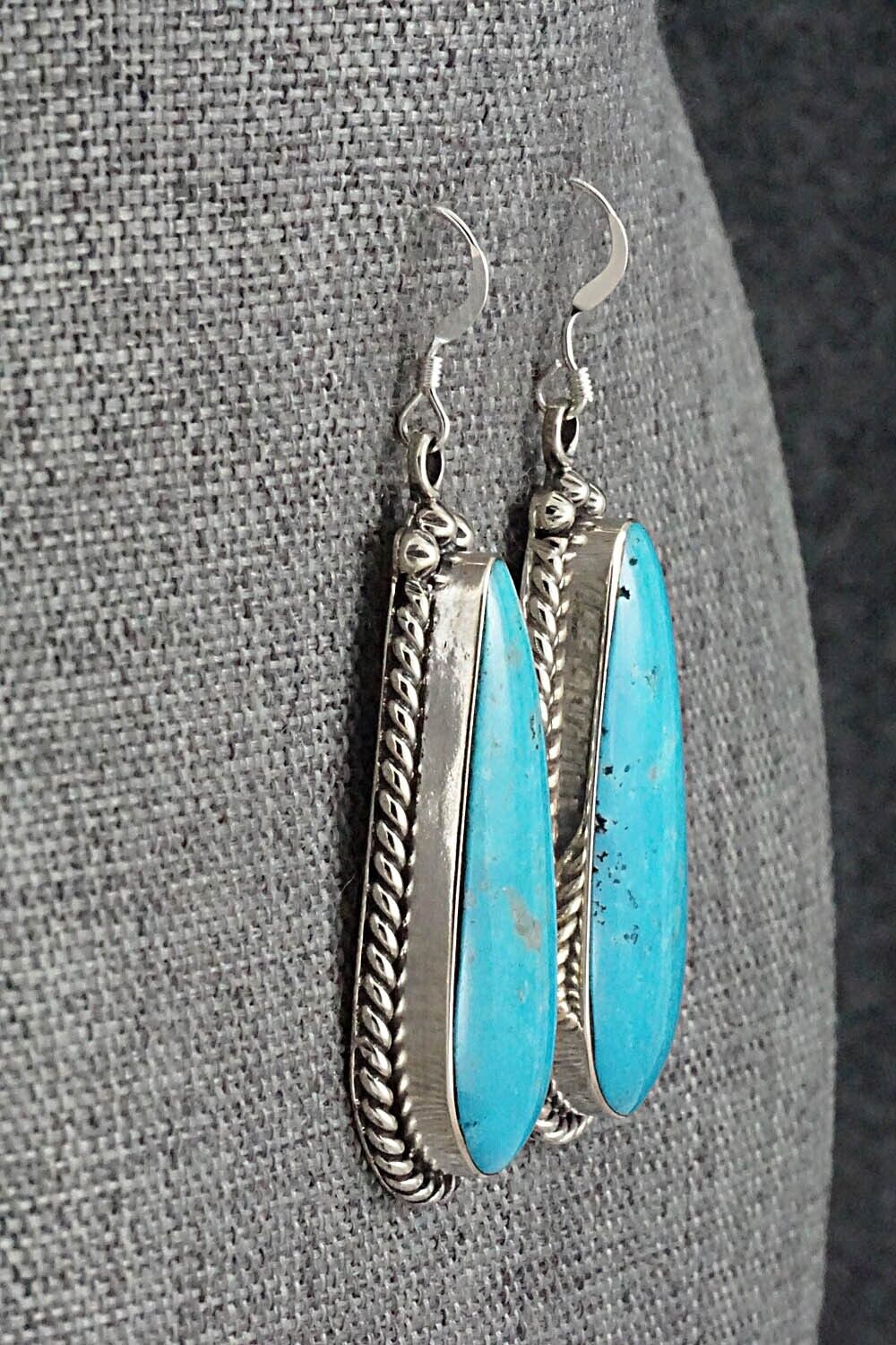 Turquoise & Sterling Silver Earrings - Brandon Belin