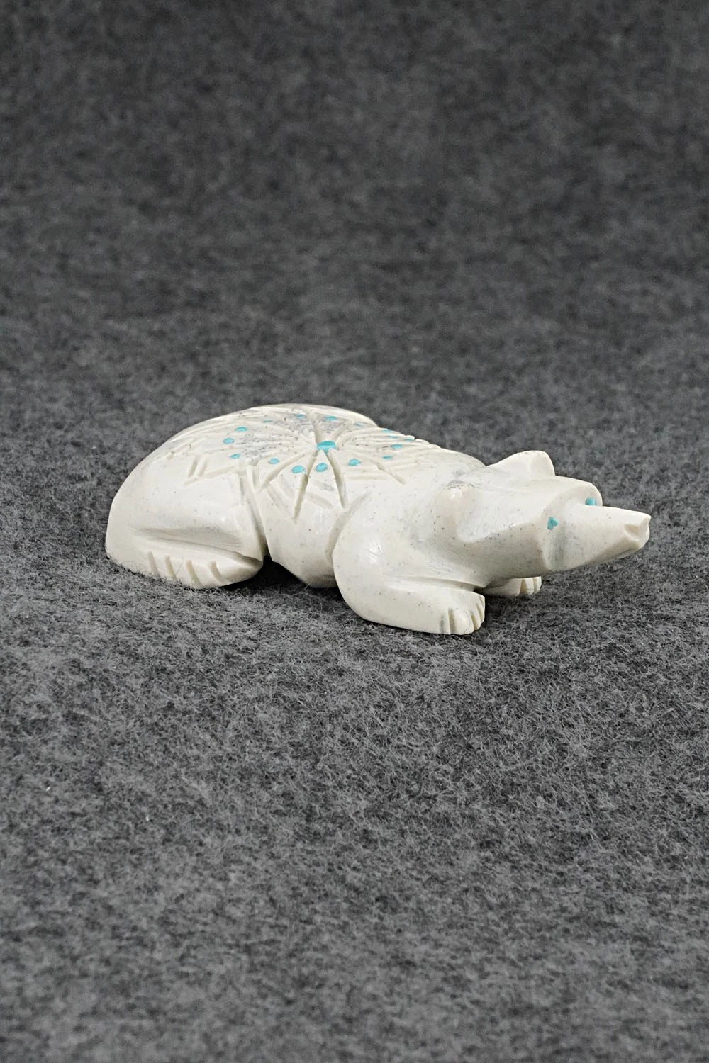 Badger Zuni Fetish Carving - Adrian Cachini