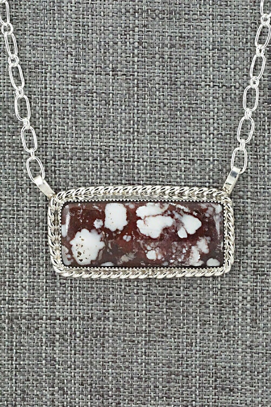 Wild Horse & Sterling Silver Necklace - Angie Platero