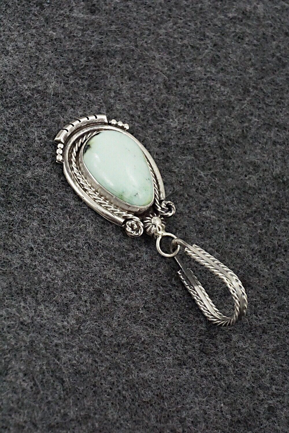 Variscite & Sterling Silver Pendant - Samuel Yellowhair