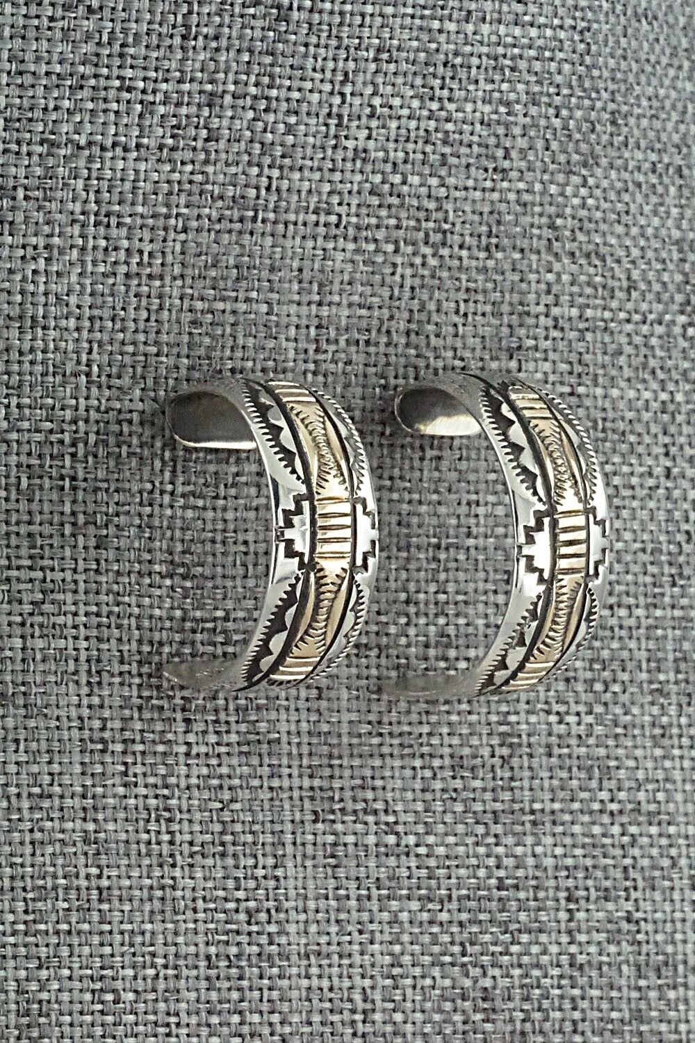 Sterling Silver & Gold Fill Hoop Earrings - Bruce Morgan
