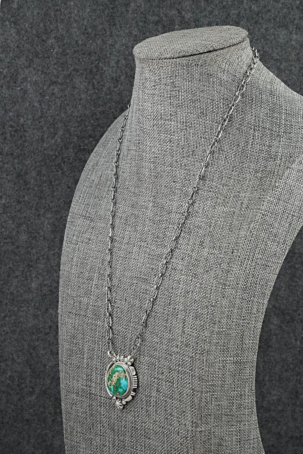 Turquoise & Sterling Silver Necklace - Daniel Benally