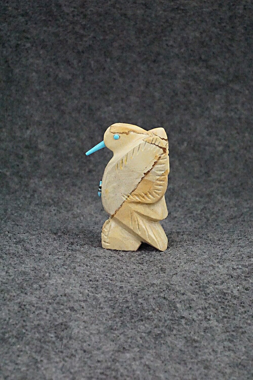 Hummingbird Zuni Fetish Carving - Danette Laate