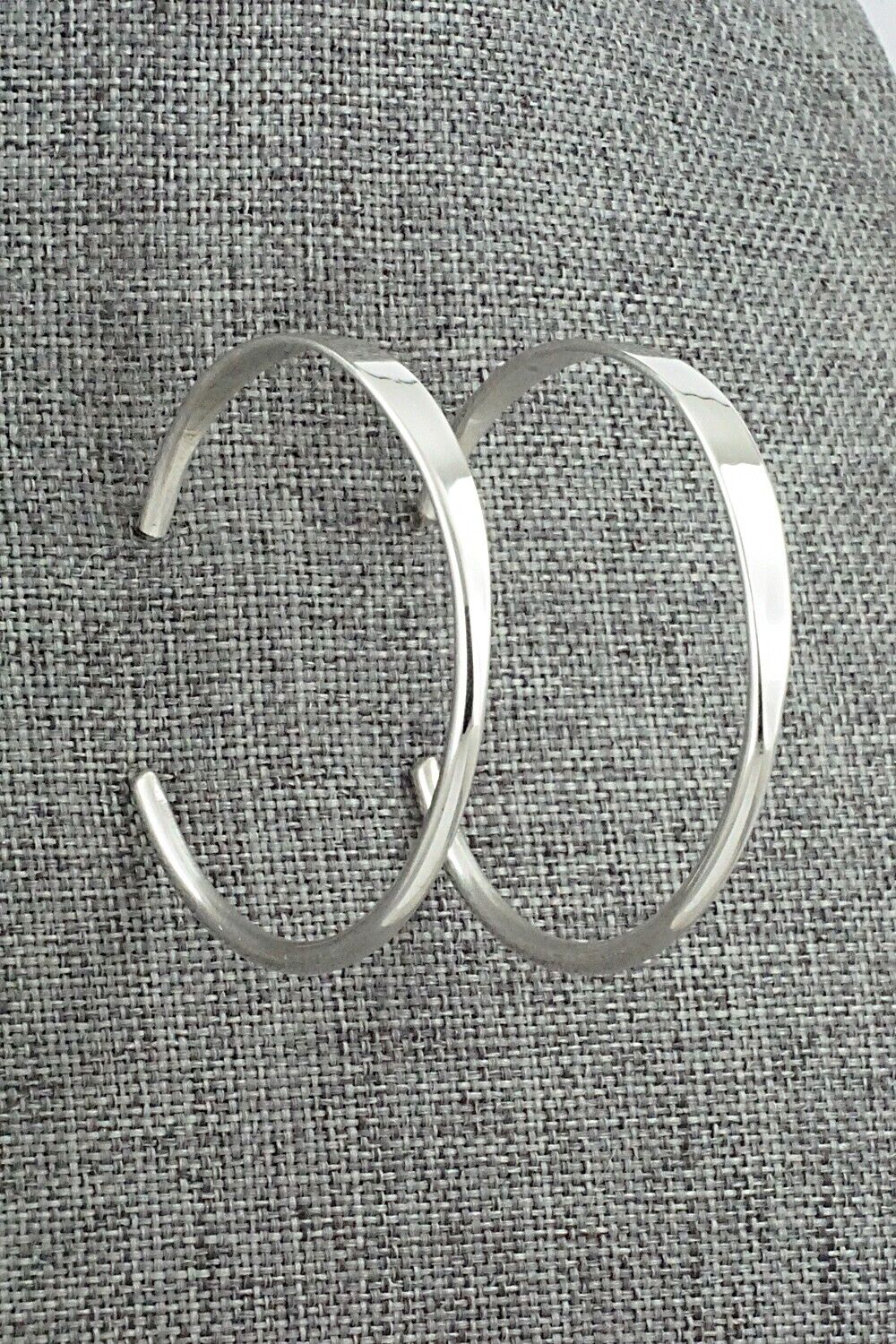 Sterling Silver Hoop Earrings - Elaine Tahe