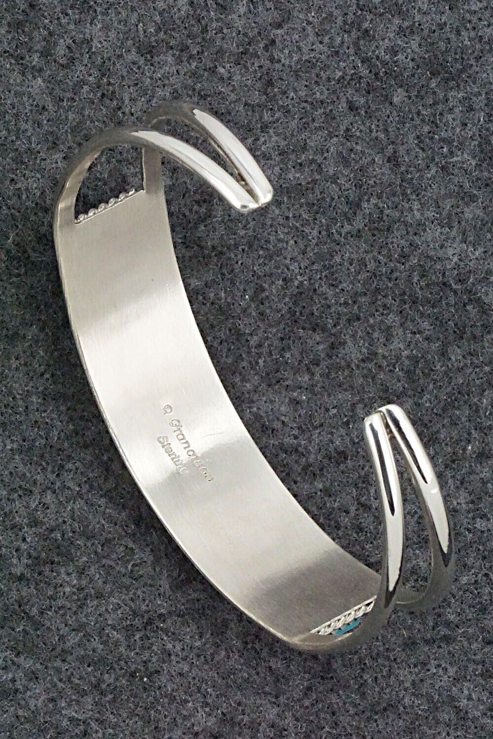 Turquoise & Sterling Silver Bracelet - Roland Francisco