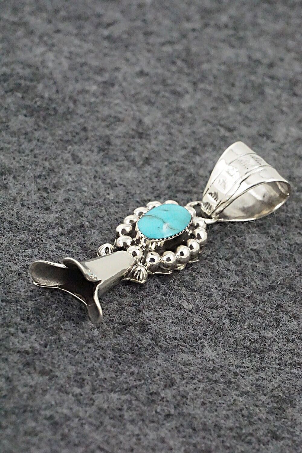 Turquoise & Sterling Silver Pendant - Patsy Lee