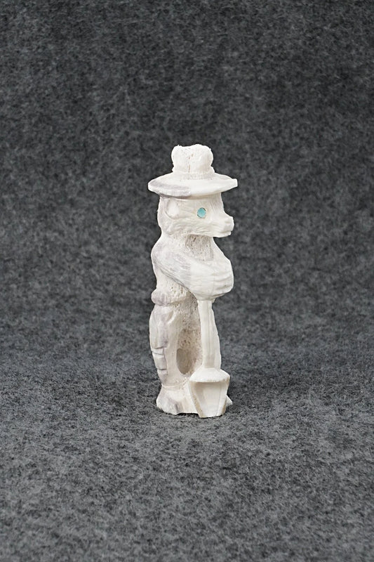 Smokey Bear Zuni Fetish Carving - Chris Peina