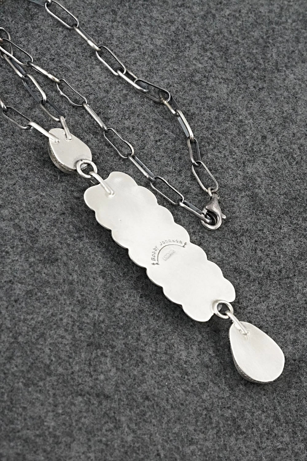 Turquoise & Sterling Silver Necklace - Bobby Johnson