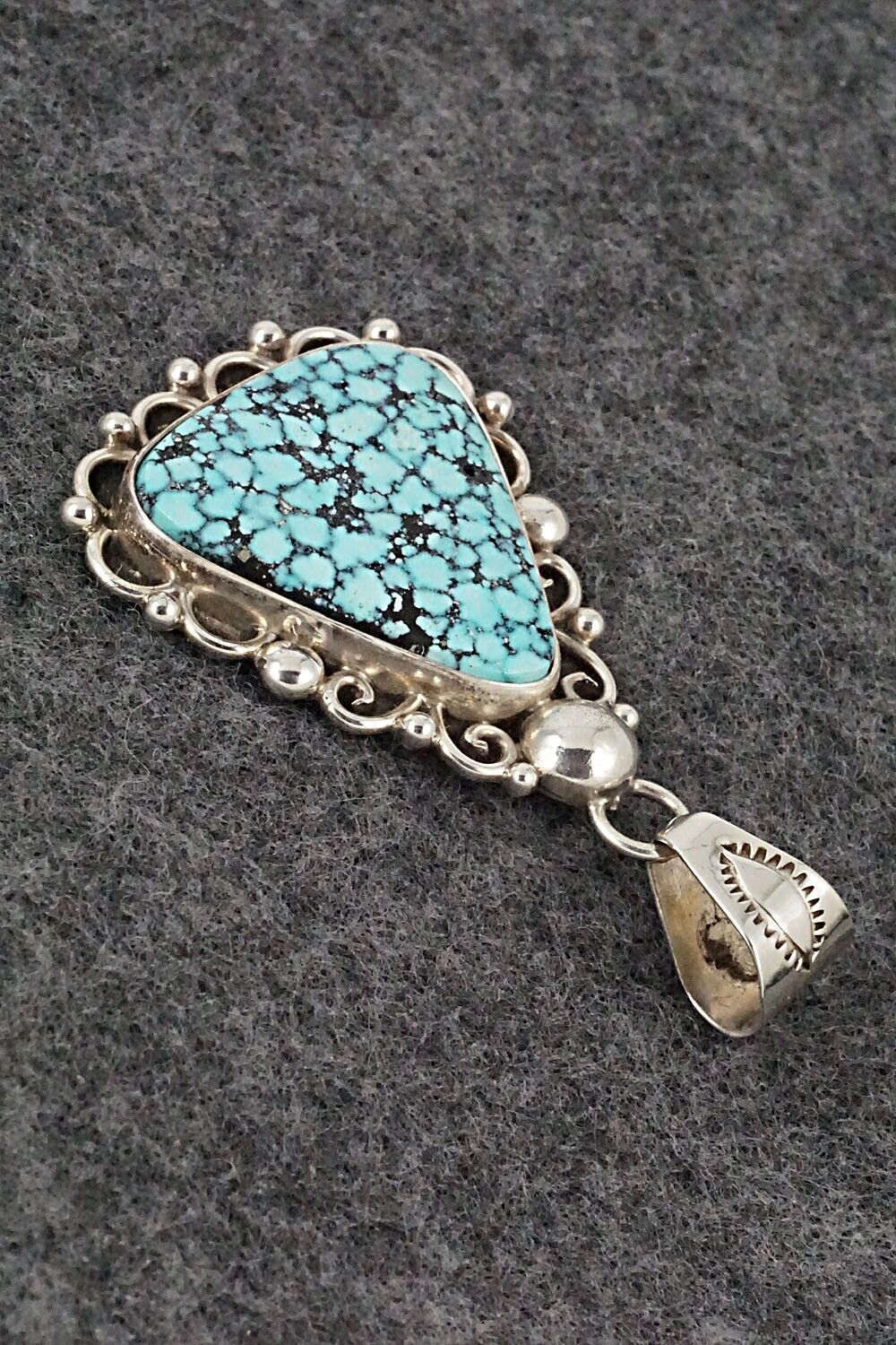 Turquoise & Sterling Silver Pendant and Earrings Set - Oliver Smith