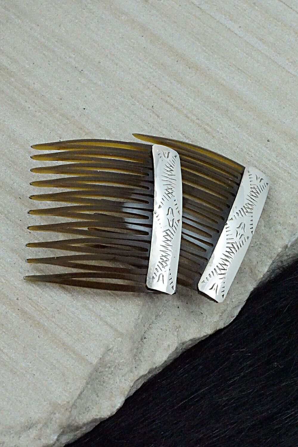 Sterling Silver Hair Combs - Randall Dalgai
