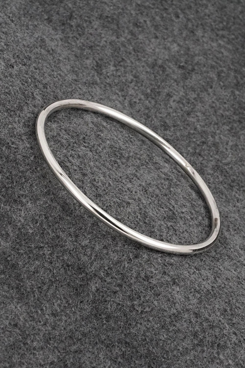 Sterling Silver Bangle Bracelet - Elaine Tahe
