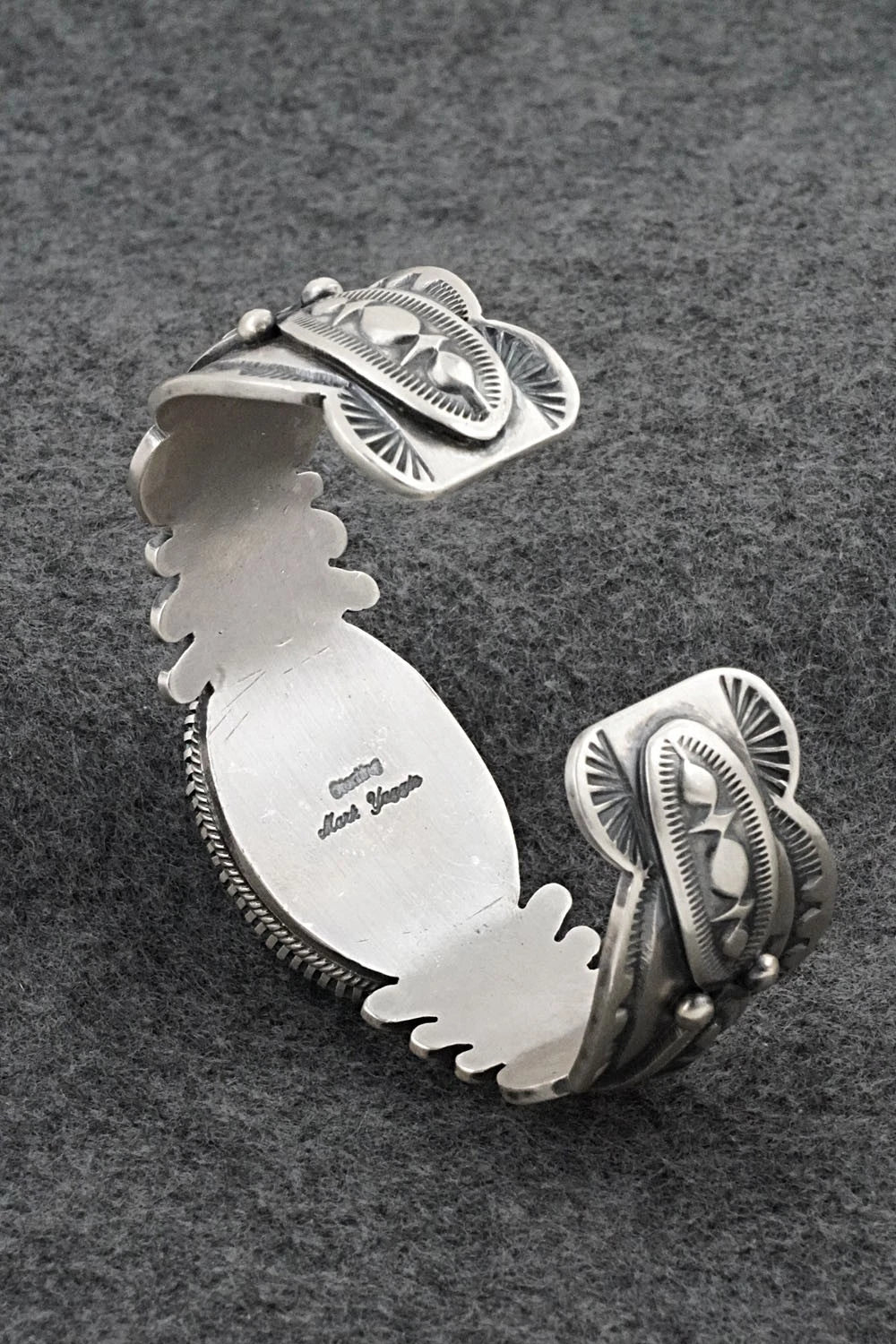 Turquoise & Sterling Silver Bracelet - Mark Yazzie