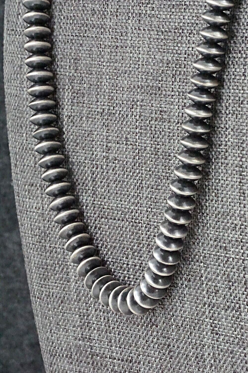 Sterling Silver Navajo Pearl Necklace 20" - Preston Haley