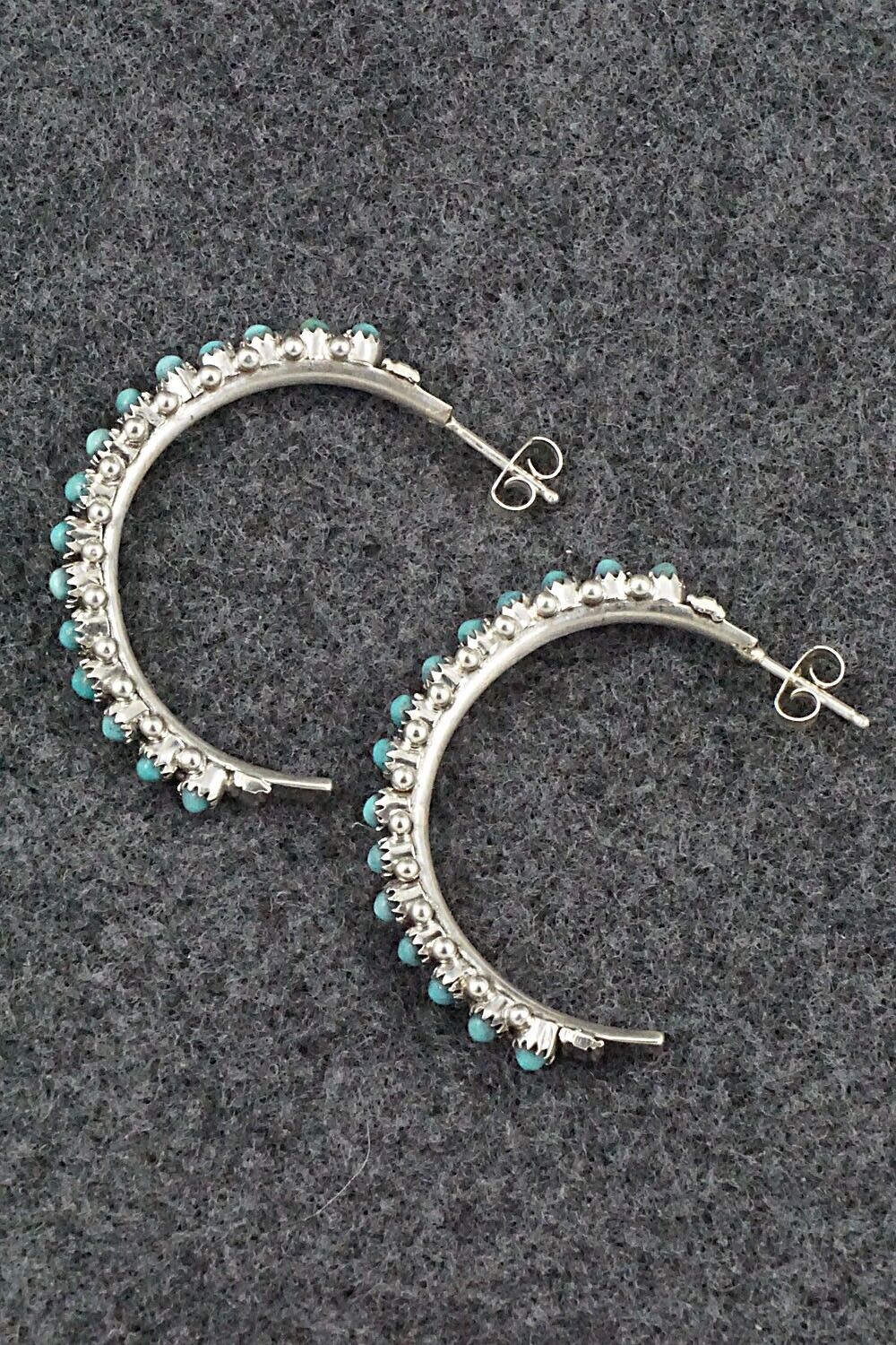 Turquoise & Sterling Silver Earrings - Stephen Haloo