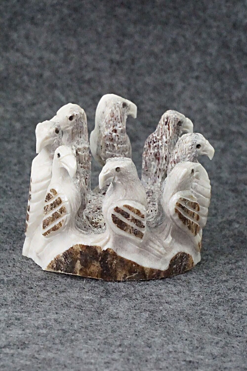 Eagles Zuni Fetish Carving - Chris Peina